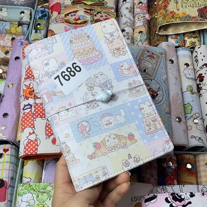 织绣A6 活页不加纸7686