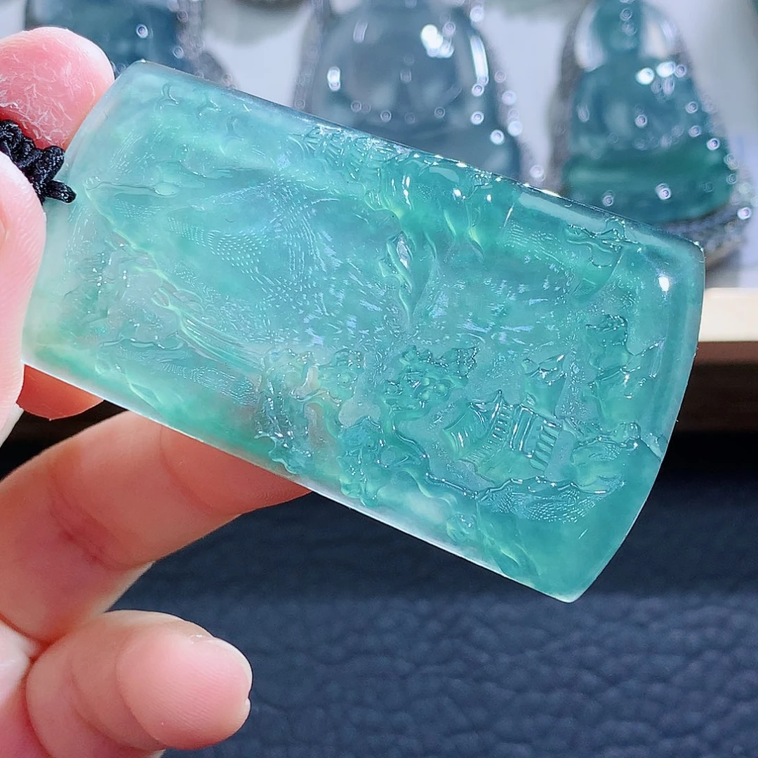 未镶嵌挂件翡翠翡翠
