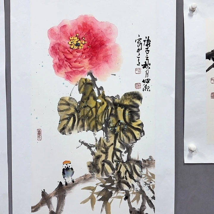 国画亲笔手绘放心去藏