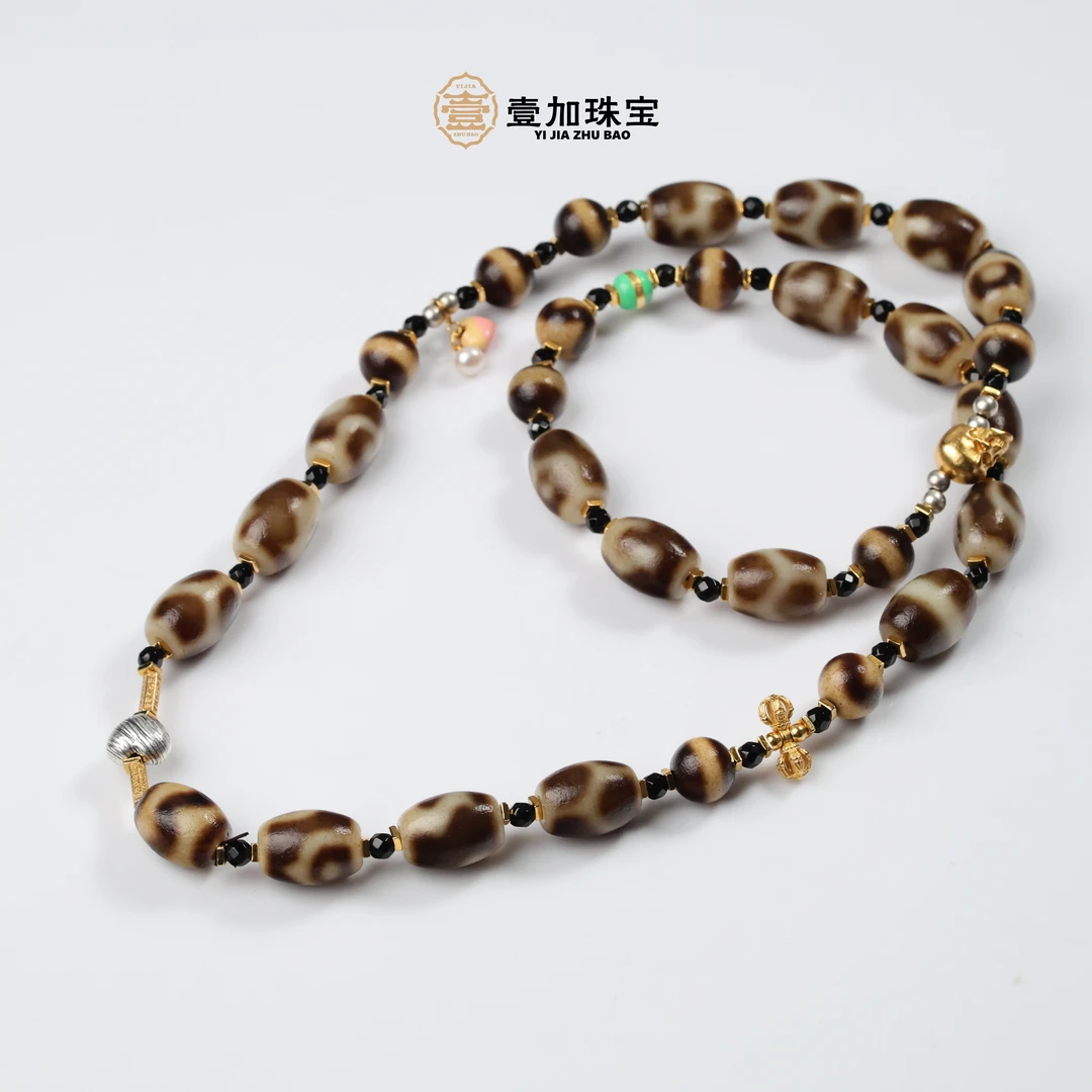 壹加林妹妹 | 玛瑙老许满链多宝锁骨链多样性发其一