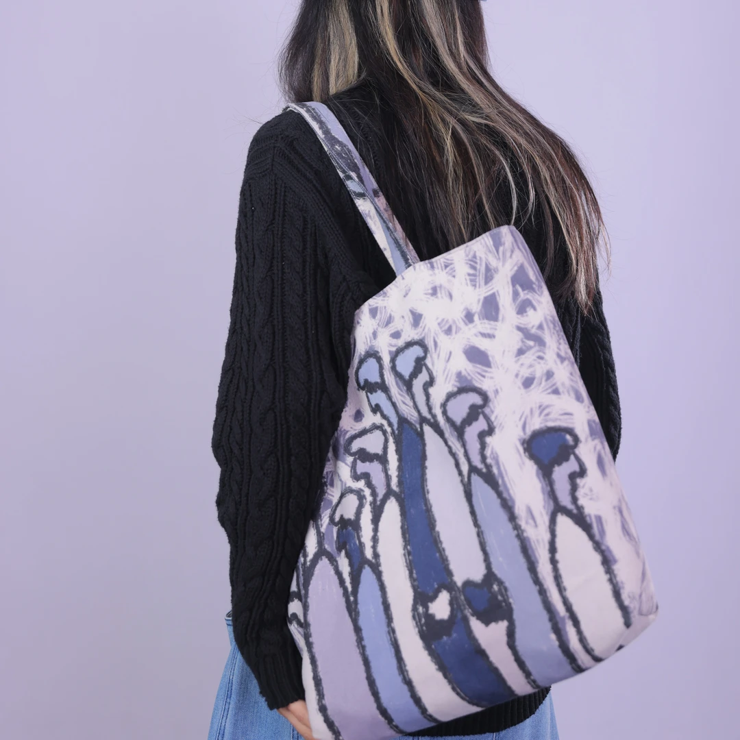 无则艺【挎包】这家的布包很艺术I限量款小众印花时尚行者大挎包