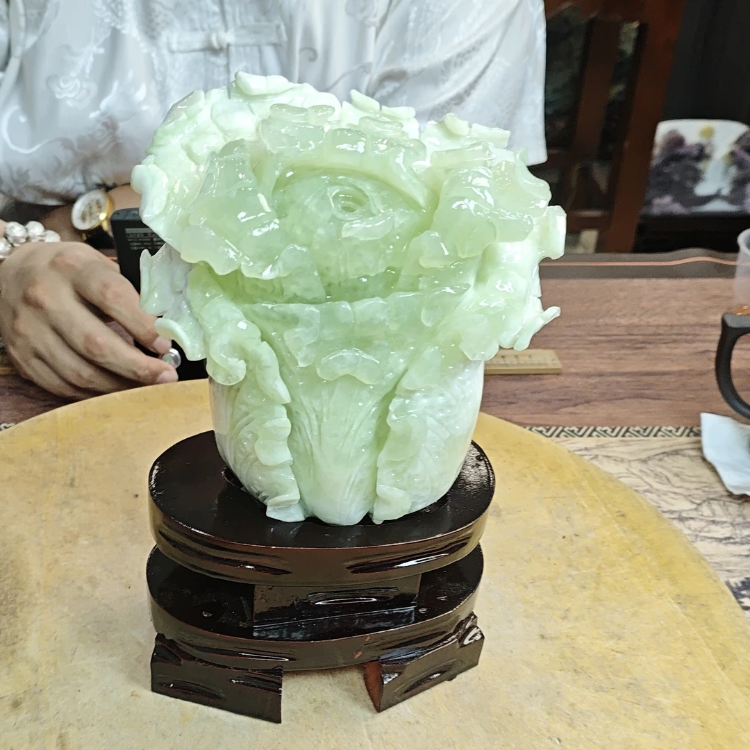 玉岫岩料手工雕刻装饰摆件居家送礼一物一图813