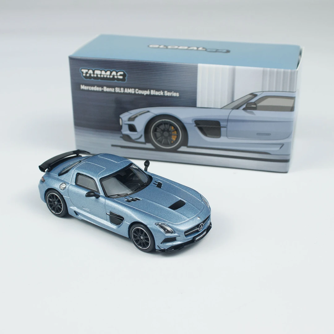 【拆封展车】Tarmac Works车模 1:64 合金奔驰 SLS AMG 汽车模型