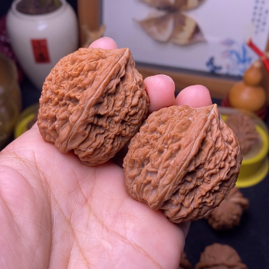 文玩核桃把件36大蒜头