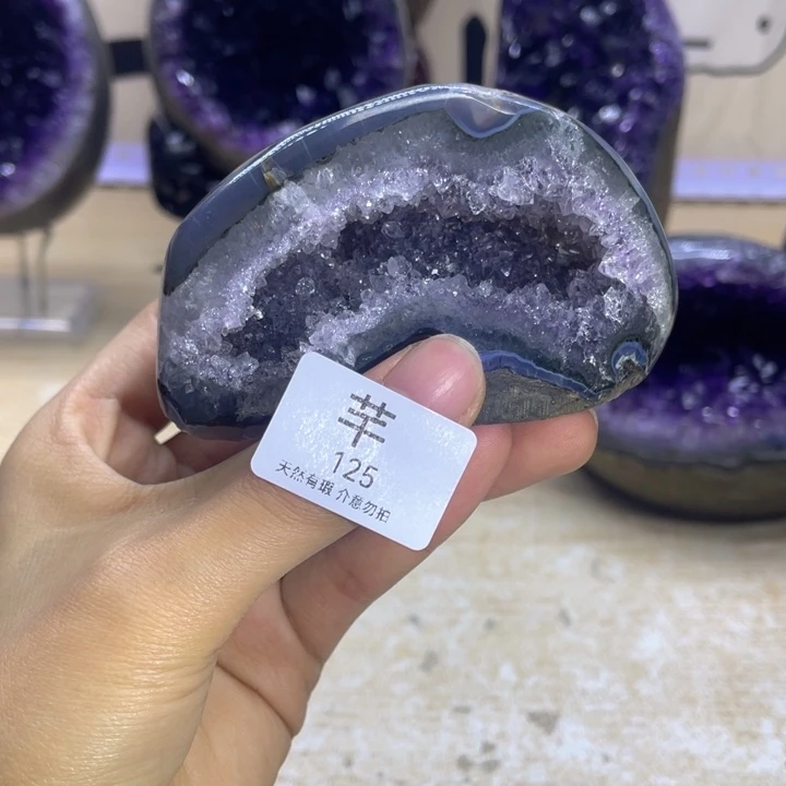 未镶嵌珠宝半成品紫晶