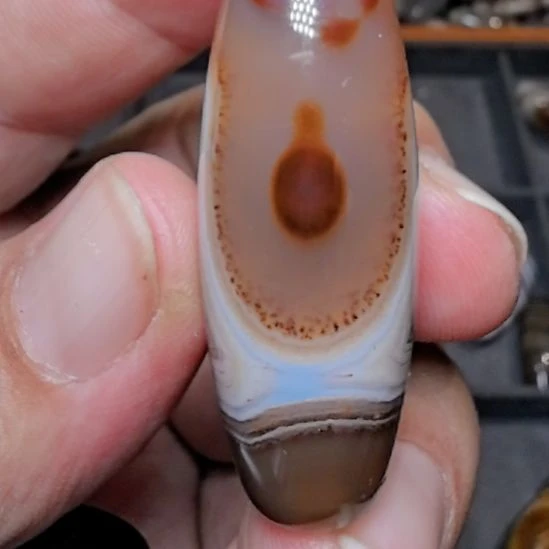 玛瑙/玉髓裸珠_ HEIMORI 天然天珠