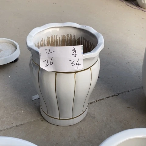 低腰花口白金南瓜中 口26/34