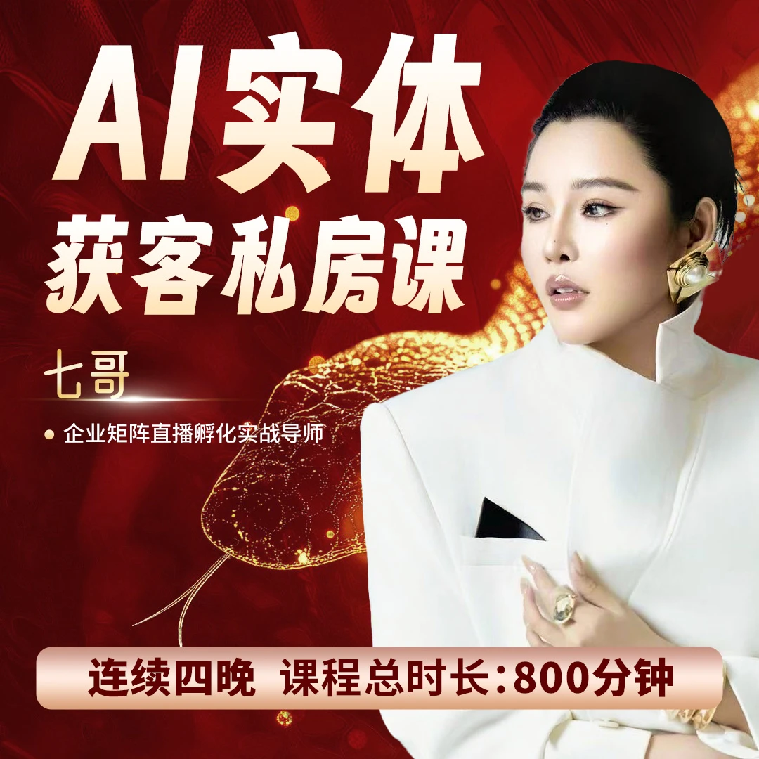 AI实体获客私房课（QG）