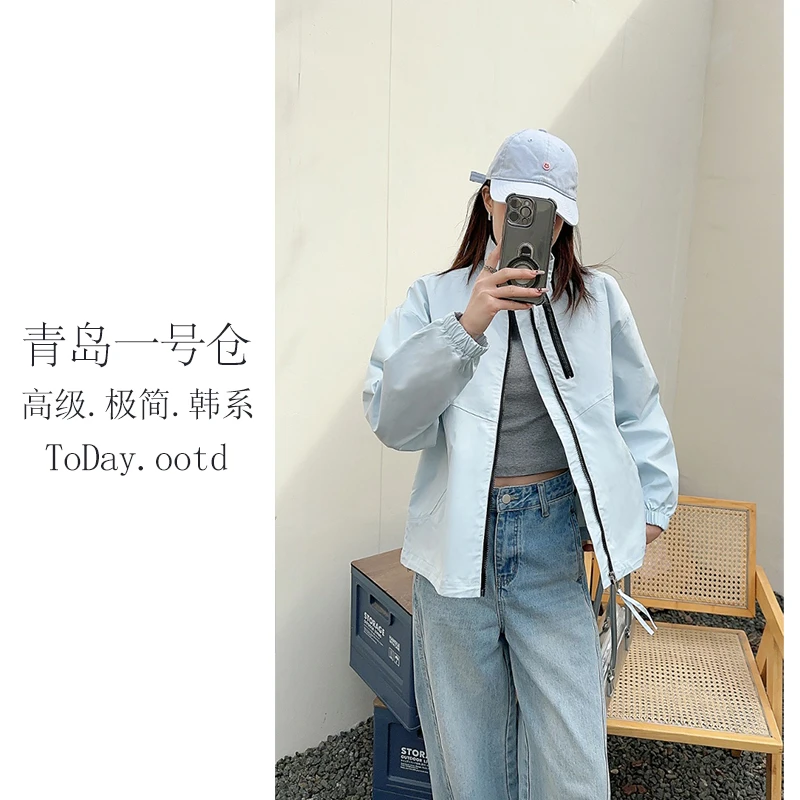【春日风情】韩国单！韩系潮流百搭休闲时尚冲锋衣-FC8025