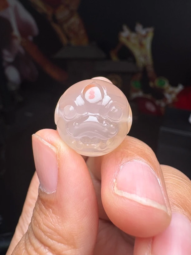 南红玛瑙鸿运当头貔貅珠19.2