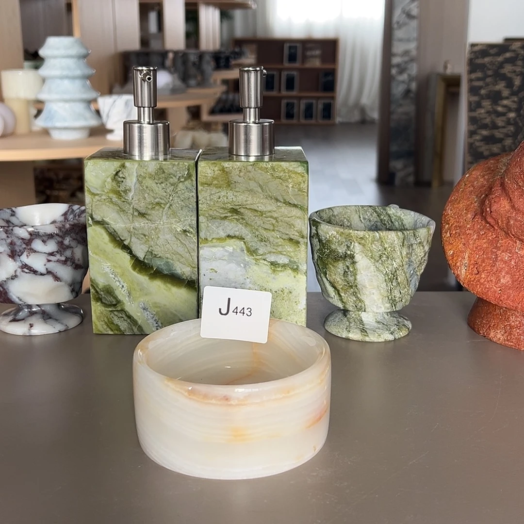 石材J443白冰宠物碗