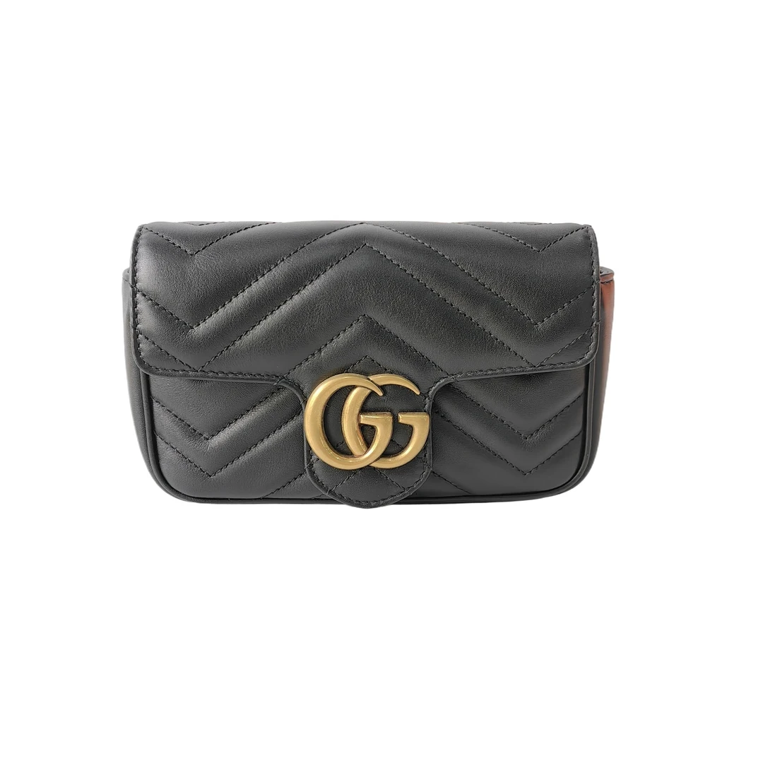 95新 GUCCI/古驰 安洁利严选GG Marmont/BK0144901 斜挎包
