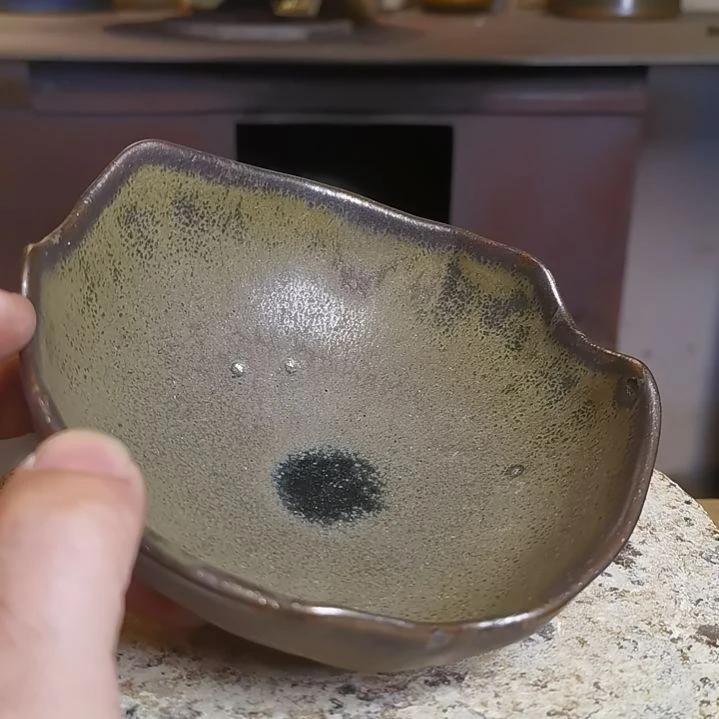 盘手工高温原矿窑变