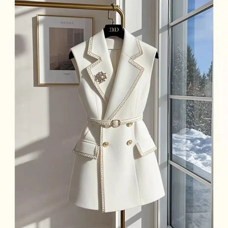 2025新款马甲小西装外套女背心短款气质休闲百搭修身高级感女