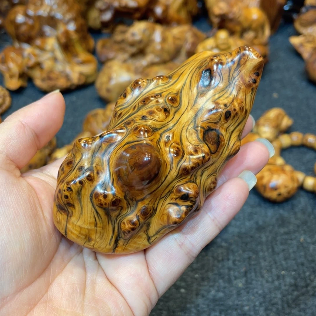 柏木（崖柏）太行精品陈化虎皮留疤手摆件