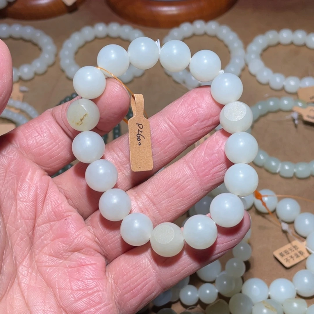 和田玉手串未镶嵌12mm
