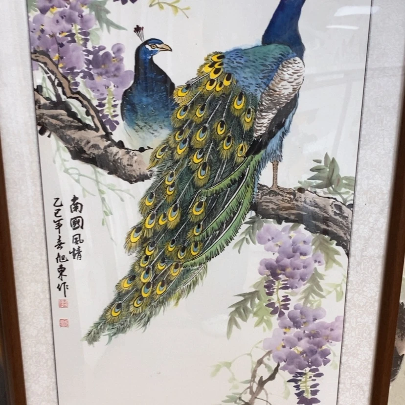 【闪购商品】国画手绘国画带框100.60