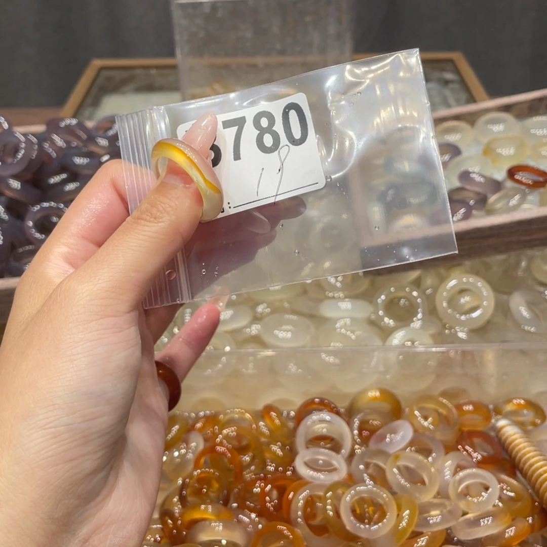 玛瑙/玉髓未镶嵌戒指780