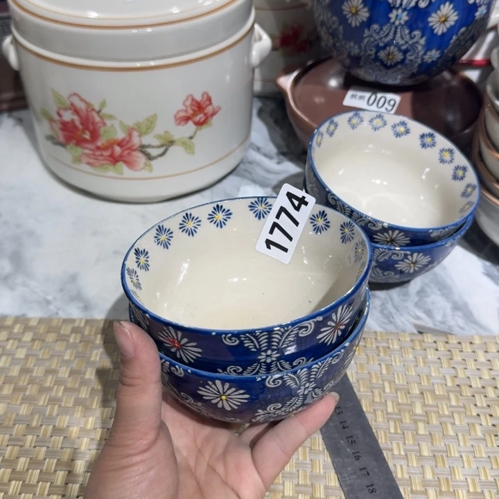 瓷片喜**瑕疵陶瓷介意慎拍4个1774