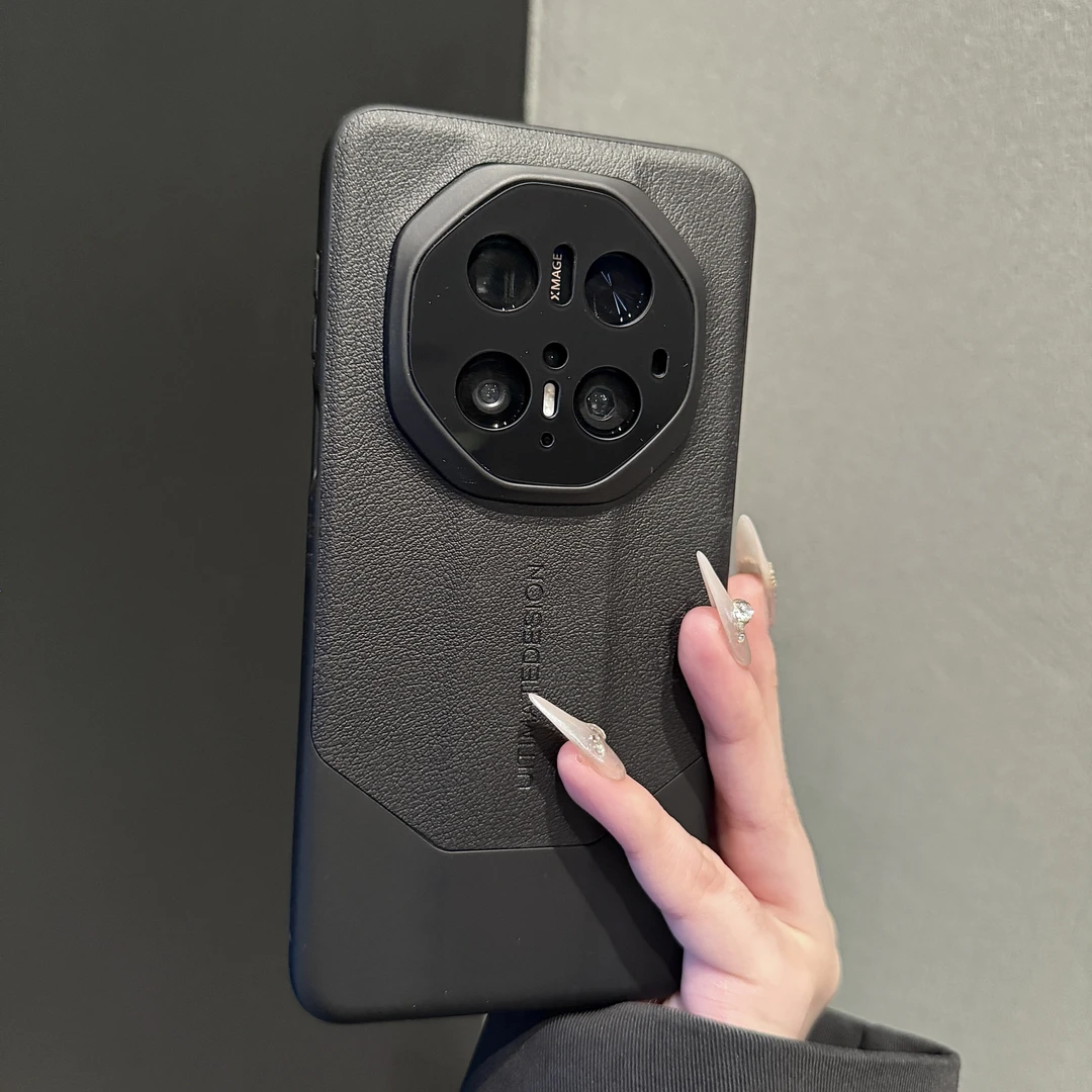 【高品质】适用华为mate70rs非凡大师手机壳40rs纯色荔枝纹mate60rs