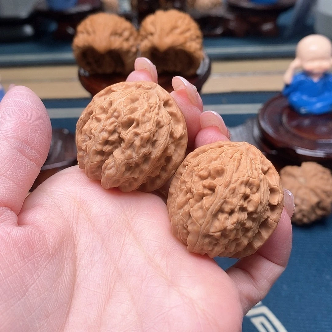 文玩核桃把件m*l白狮子