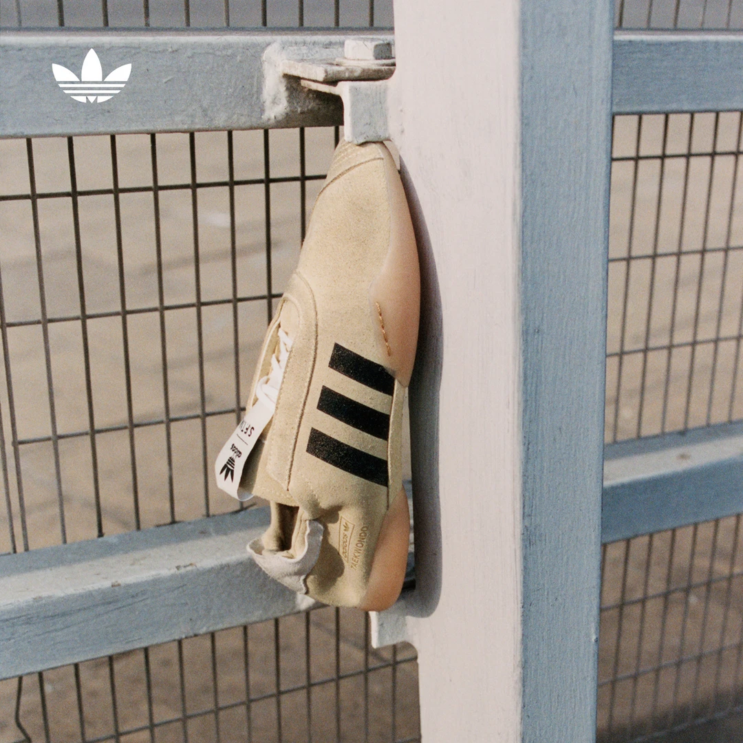 阿迪达斯三叶草 SFTM联名TAEKWONDO MEI跆拳道文化薄底鞋 HP3516