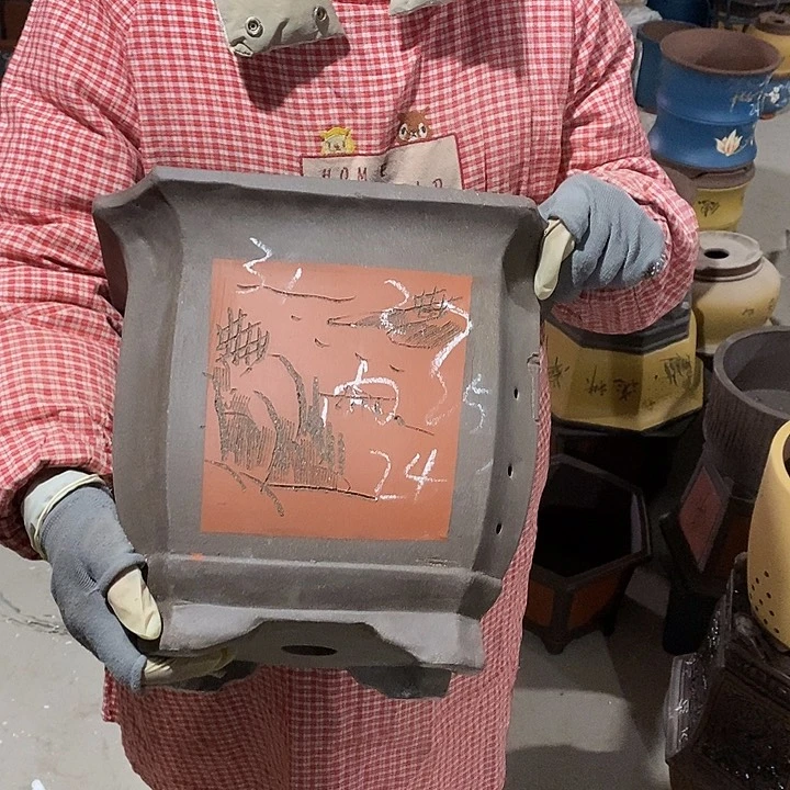 紫砂花盆紫砂花盆