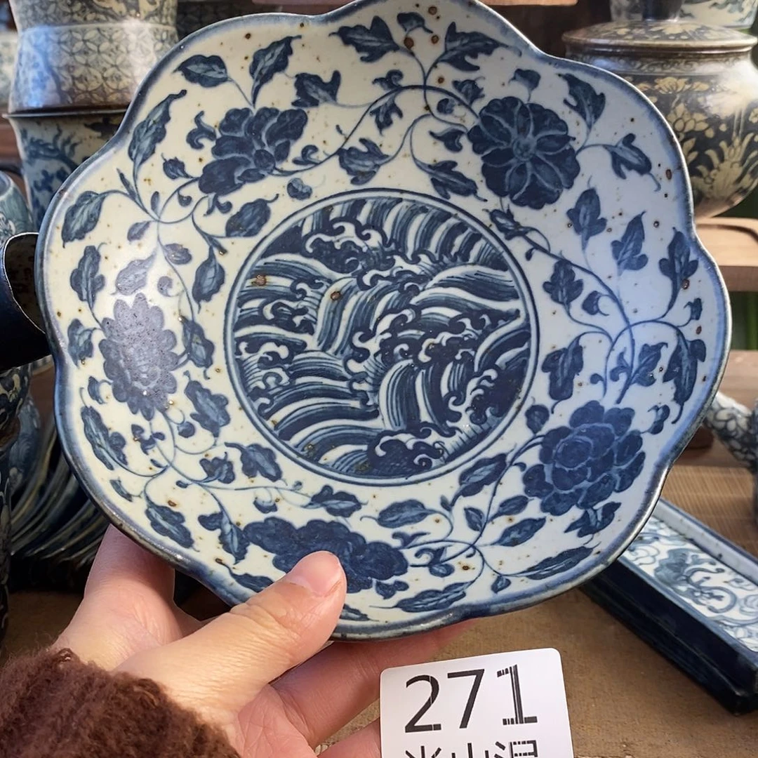 陶手工手绘青花高温陶瓷