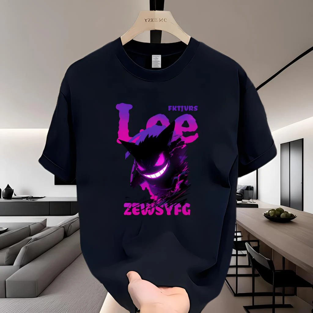 美式痞帅重磅纯棉短袖T恤青年男女款夏季ins潮牌男士圆领百搭上衣