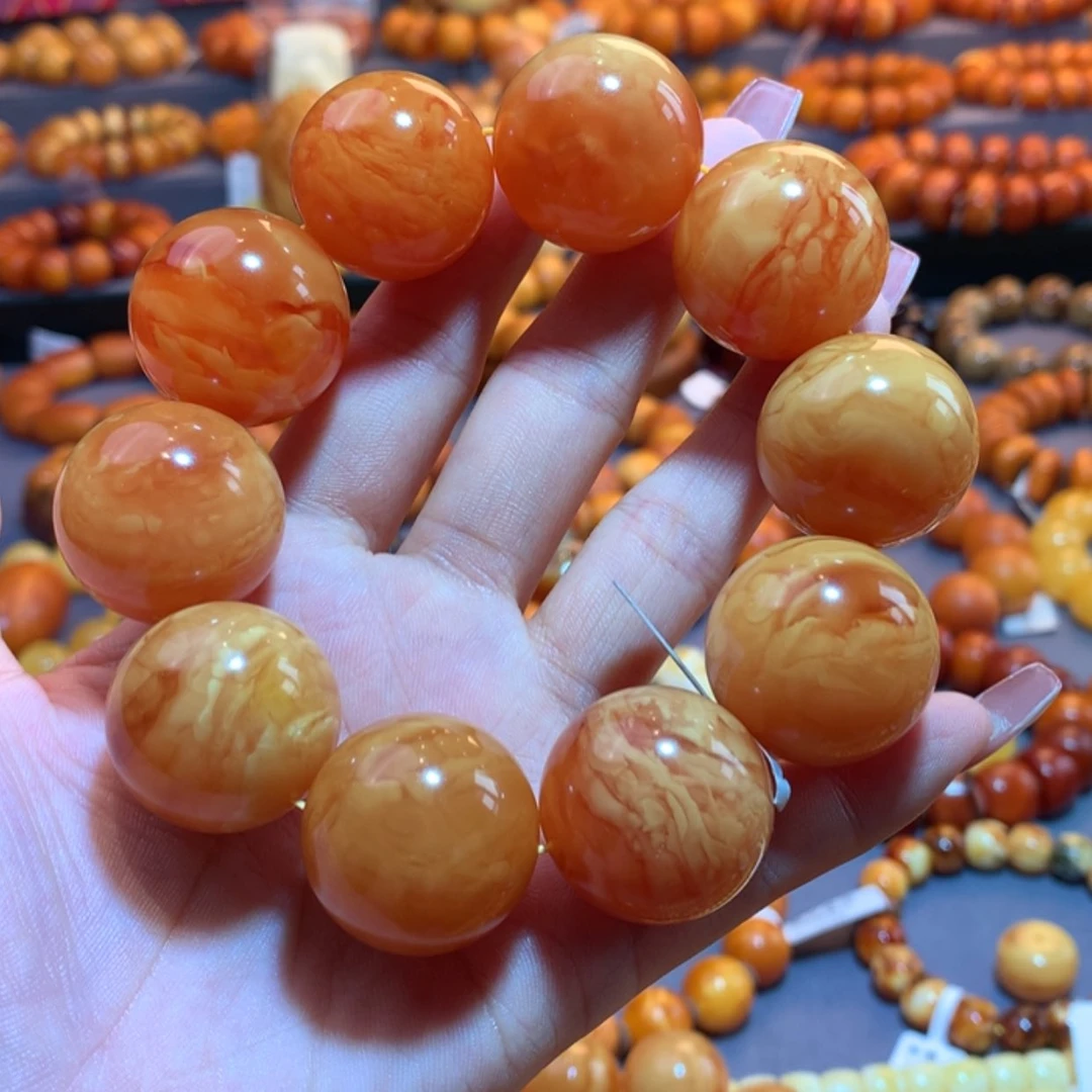 【闪购商品】未镶嵌琥珀手链蜜蜡