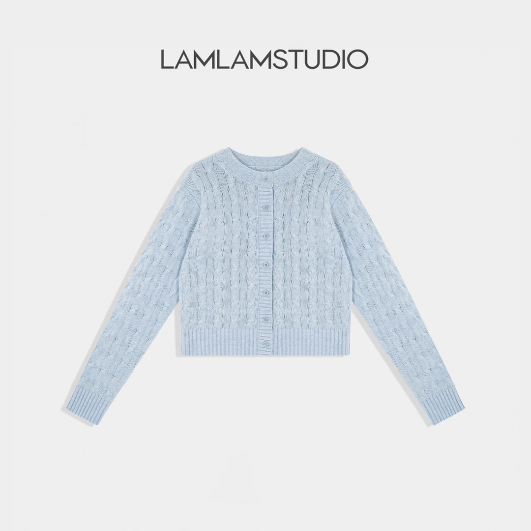 LAMLAM 张一琳“织柔云感”毛针织衫时尚设计师L2411076M