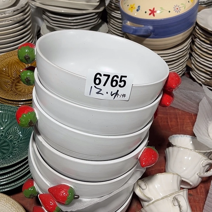 瓷微瑕外贸餐具6765