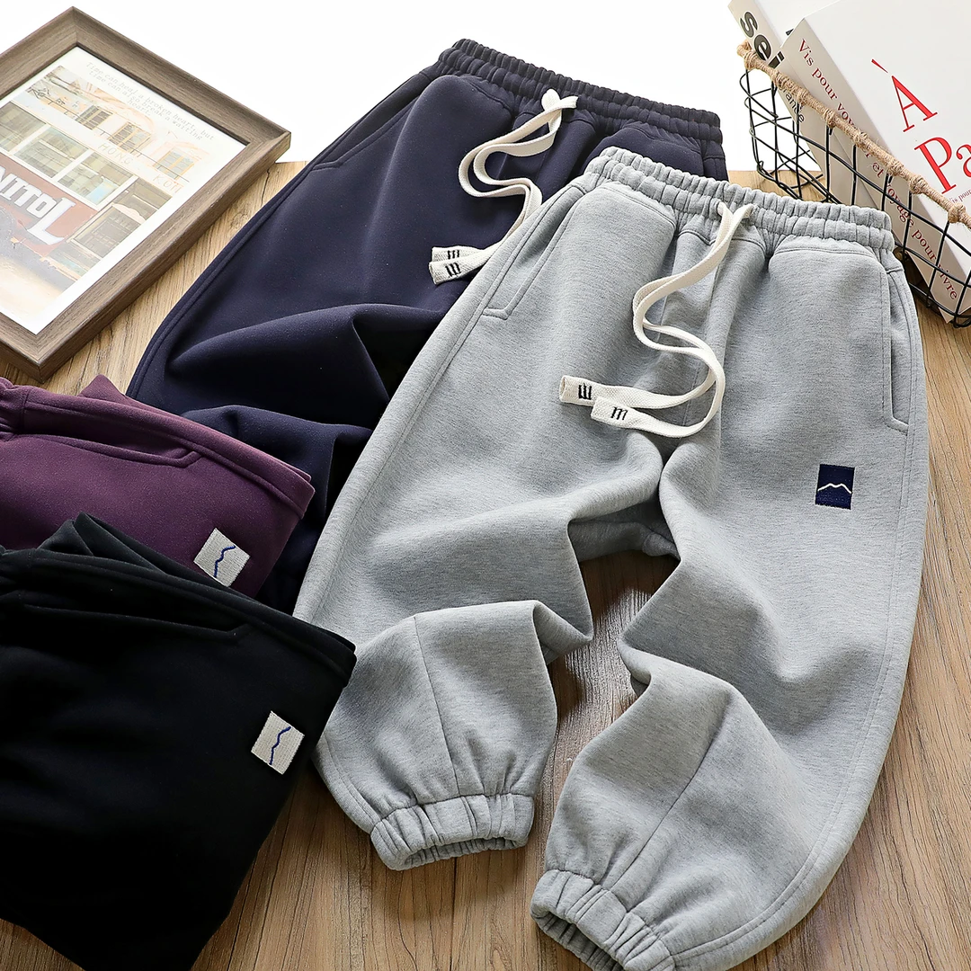 儿童春秋季刺绣中大童休闲运动长裤 887