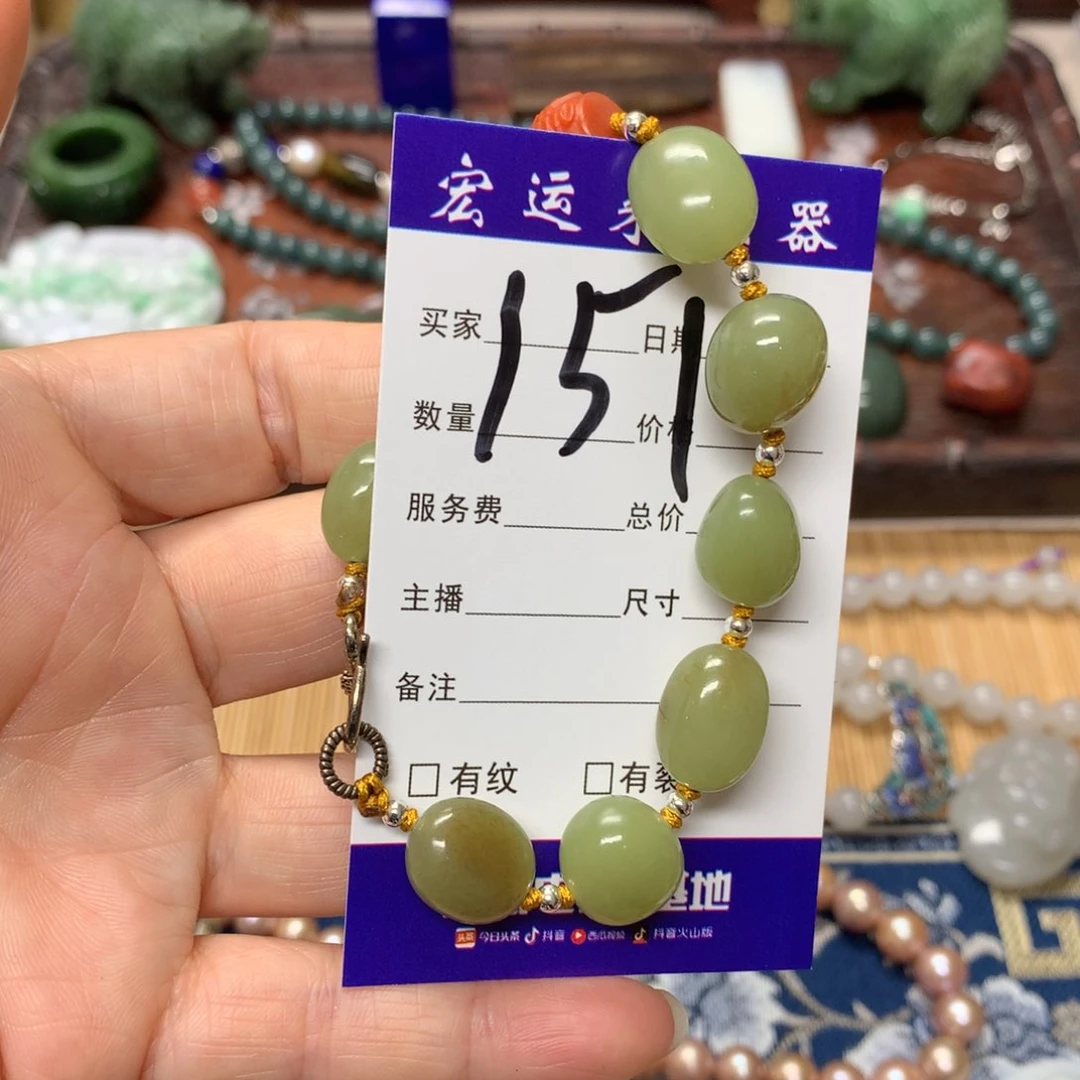 岫岩河磨玉（透闪石质玉）把件未镶嵌