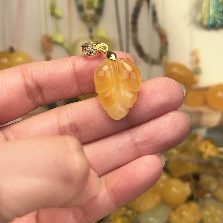 蜜蜡颈饰未镶嵌蜜蜡