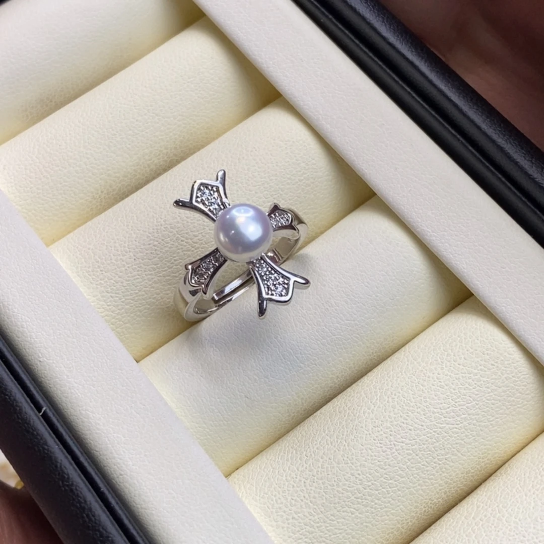 戒指未镶嵌淡水珍珠