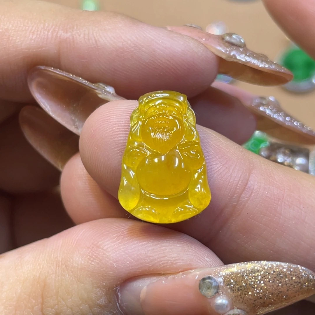 定制翡翠未镶嵌财神