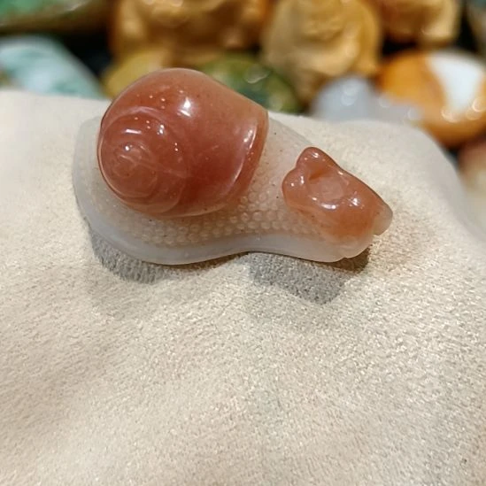 石英质玉（黄龙玉）合金珠宝奇石安居乐业