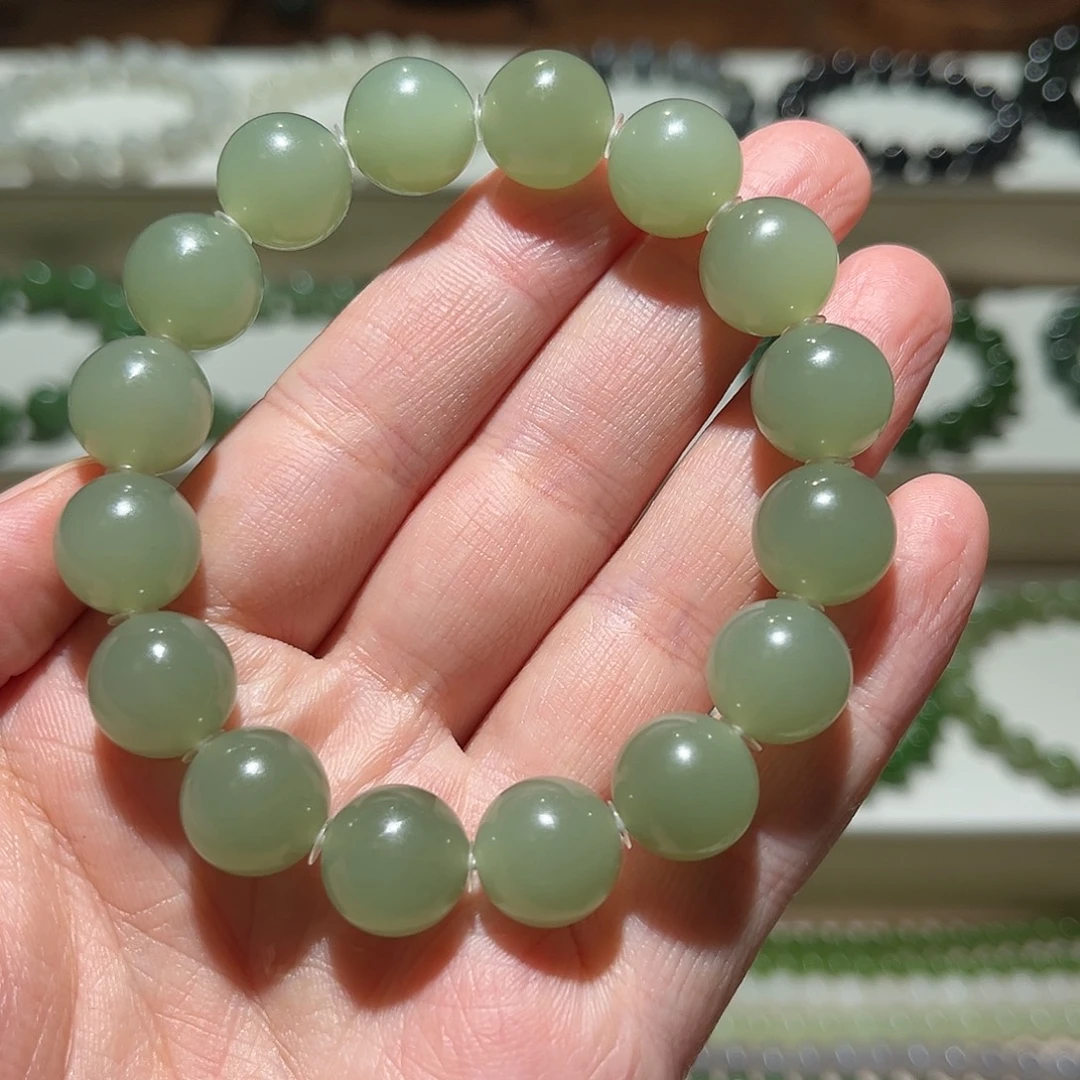 和田玉未镶嵌手链