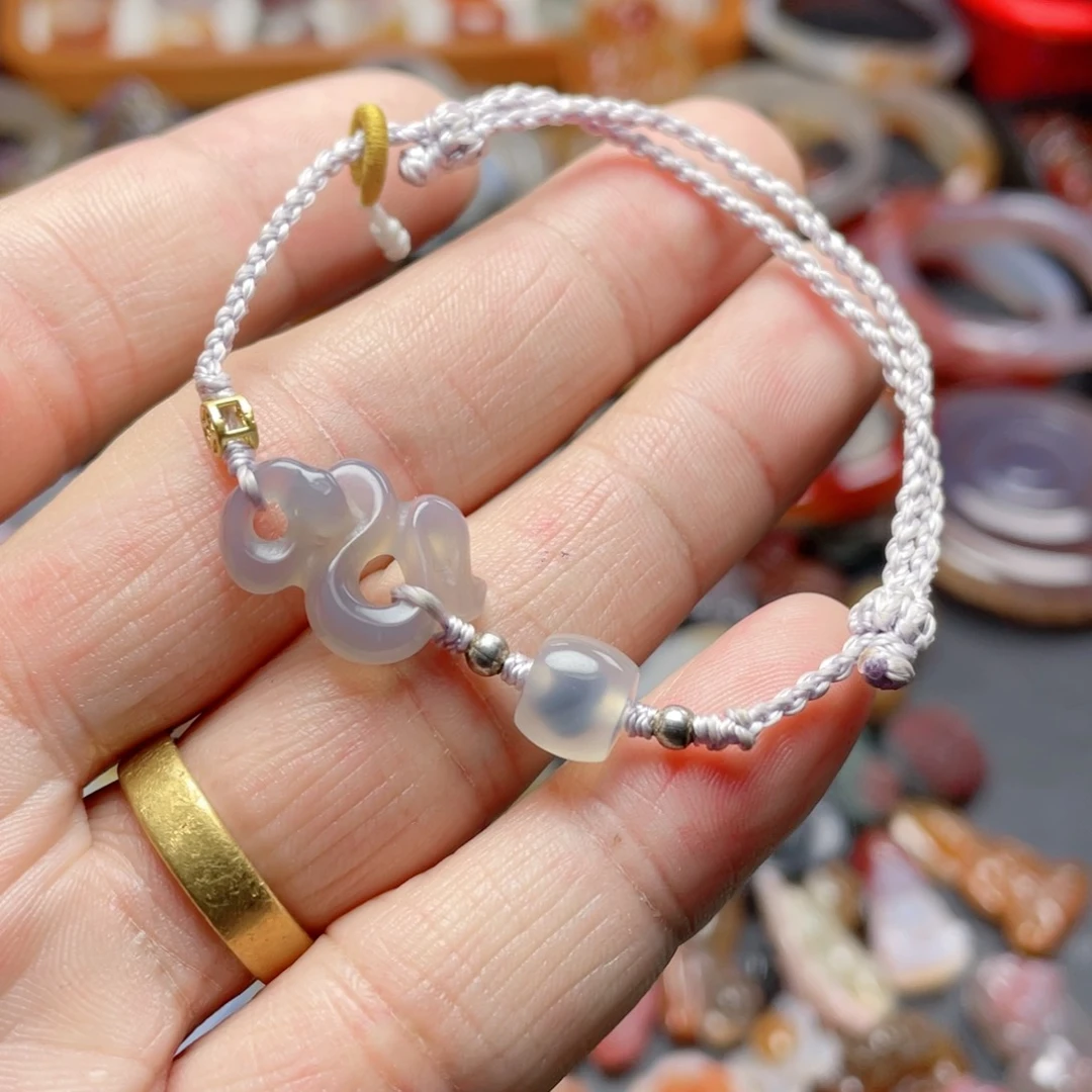 玛瑙/玉髓未镶嵌手链
