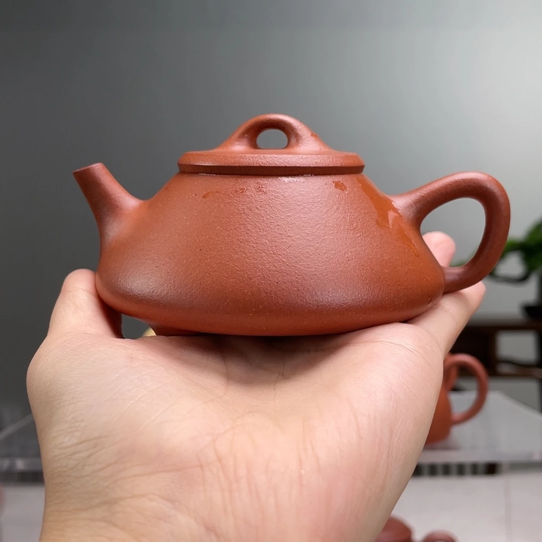 【闪购商品】茶壶紫砂红降坡任瓢容量160cc