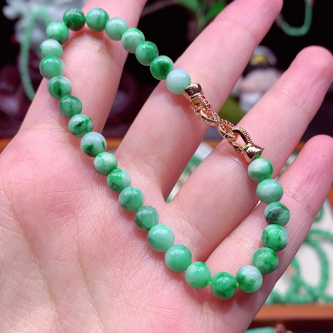 未镶嵌手链翡翠翡翠