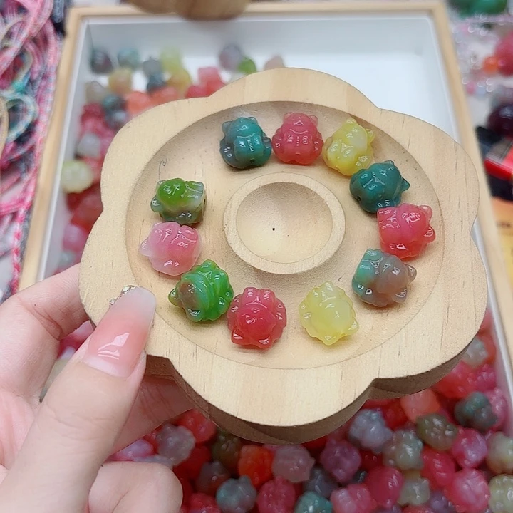 t***8玛瑙/玉髓未镶嵌手链盐源2