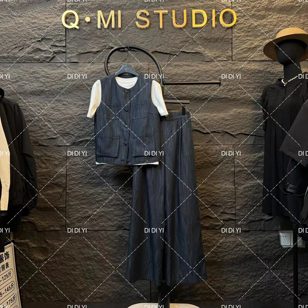 2025原创大码高定设计款三件套高级感洋气25023