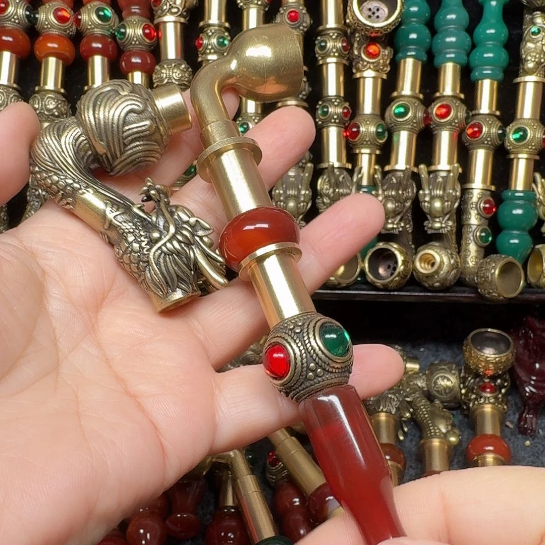 黄铜烟锅加香烟锅