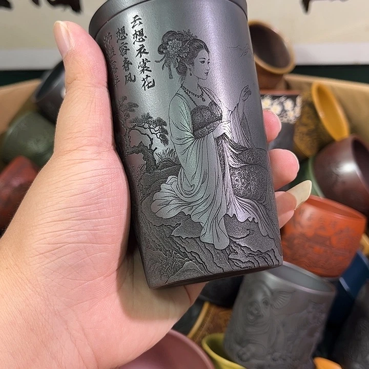 茶杯紫砂全手工紫砂主人杯