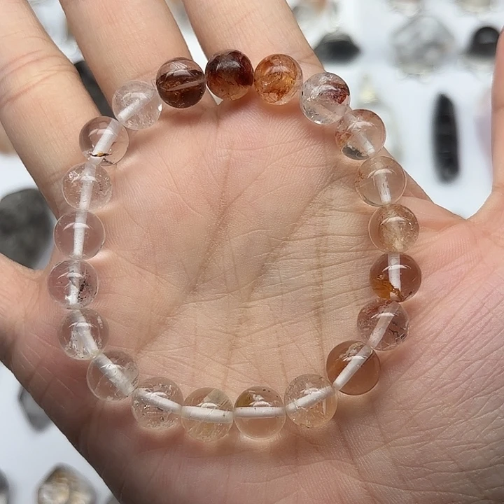 水晶手串未镶嵌闪灵钻
