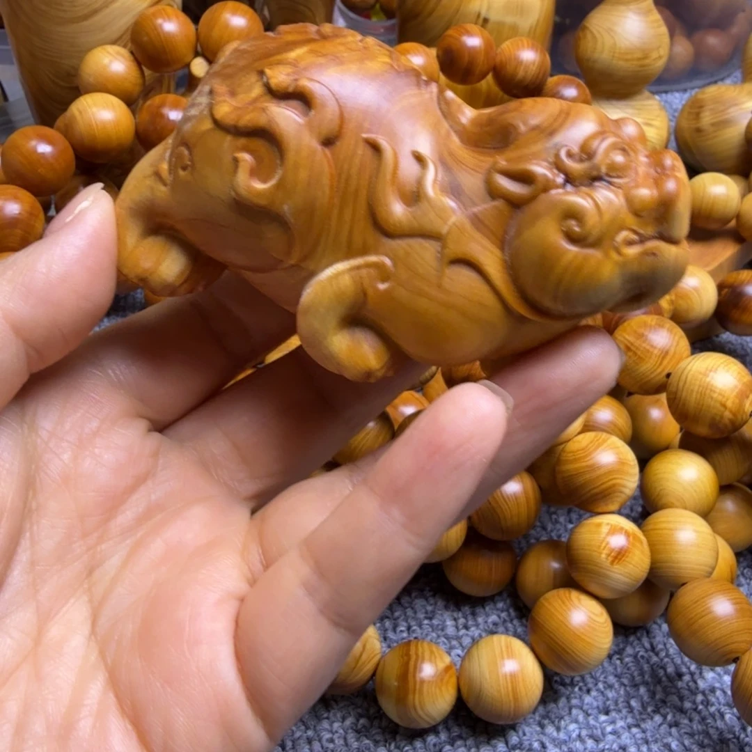 崖柏太行崖柏貔貅一个