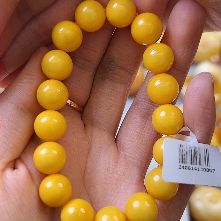 蜜蜡颈饰未镶嵌蜜蜡