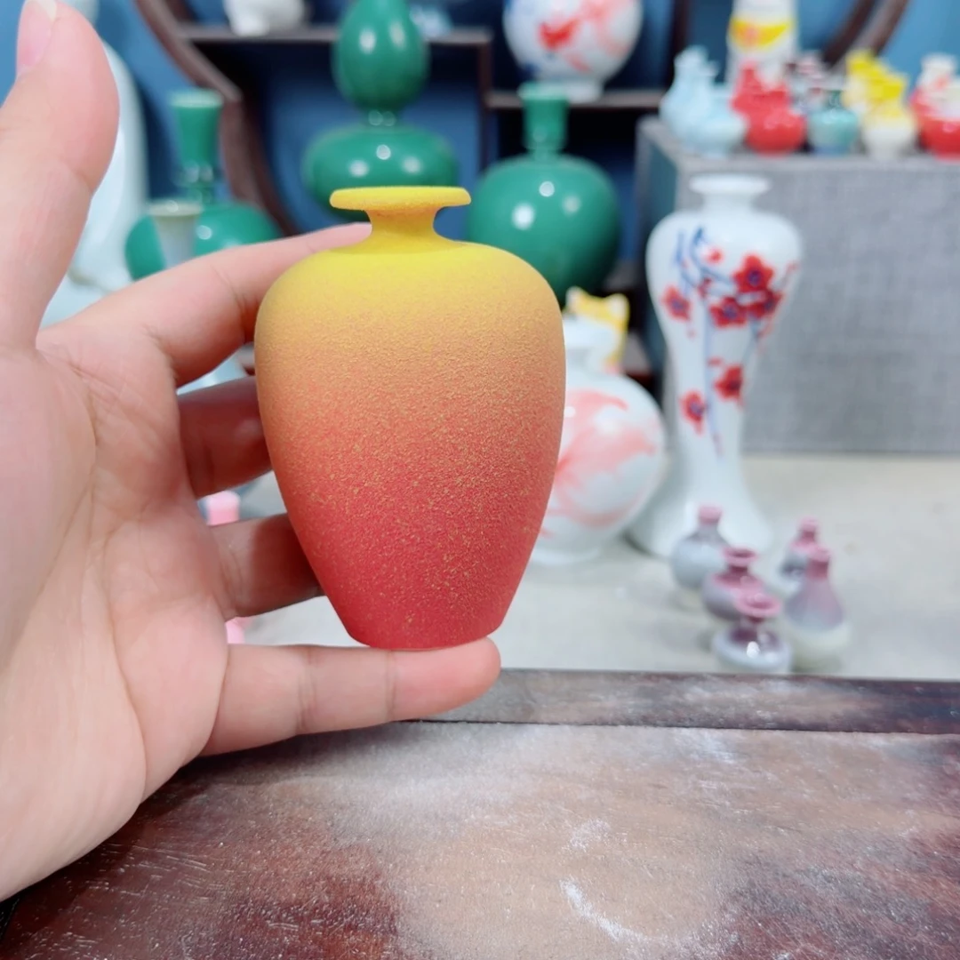 陶瓷手工小花器摆件